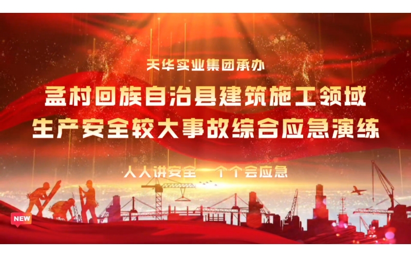 以演促练 以练备战丨DB真人实业集团承办2024年河北省沧州市孟村回族自治县建筑施工领域生产安全较大事故综合应急演练